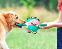 Interactive toy for dog frisbee flying ball disc teeth ball