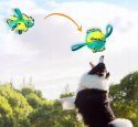 Interactive toy for dog frisbee flying ball disc teeth ball