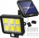 Lampa solarna 120 led 1+1 cob