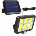 Lampa solarna 120 led 1+1 cob