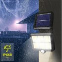 Lampa solarna 120 led 1+1 cob