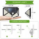 Solarlampe 100 led 4 seiten