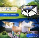 Solarlampe 100 led 4 seiten