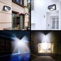 Solarlampe 100 led 4 seiten