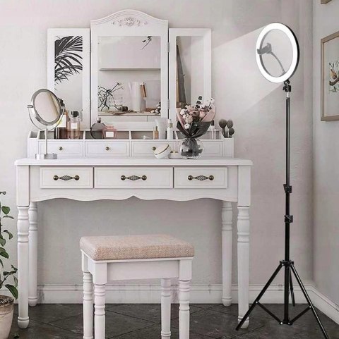 Ringlampe 30 cm weiss mit fernbedienung Ringlampe 30 cm weiss mit fernbedienung