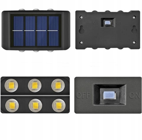 Solar-wandleuchte 6 led ww Solar-wandleuchte 6 led ww