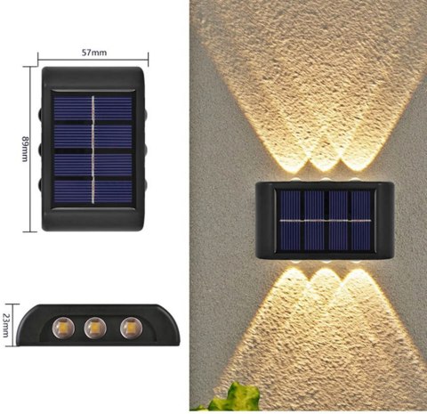 Solar-wandleuchte 6 led ww Solar-wandleuchte 6 led ww
