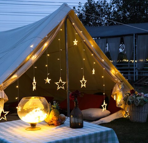 Decorative curtain stars ww Decorative curtain stars ww