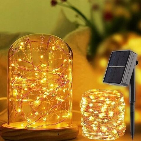 Solardraht-weihnachtsbeleuchtung 200 leds ww Solardraht-weihnachtsbeleuchtung 200 leds ww