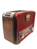 Retro solar kitchen radio usb fw sd network-battery portable