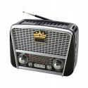 Retro solar kitchen radio usb fw sd network-battery portable