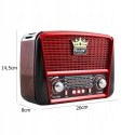 Retro solar kitchen radio usb fw sd network-battery portable