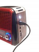 Retro solar kitchen radio usb fw sd network-battery portable