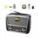 Retro solar kitchen radio usb fw sd network-battery portable