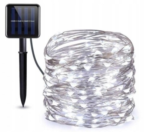 Lampki ogrodowe solarne drucik 200 led CW (50) Lampki ogrodowe solarne drucik 200 led CW (50)