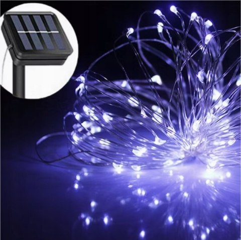 Lampki ogrodowe solarne drucik 200 led CW (50) Lampki ogrodowe solarne drucik 200 led CW (50)