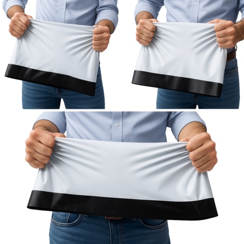 Foliopak kurierski 45 × 55 cm – DUŻY, MOCNY i SUPER WYTRZYMAŁY