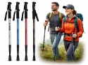 KIJ TREKKINGOWY KIJEK DO CHODZENIA PO GÓRACH NORDIC WALKING ROZSUWANE KIJKI