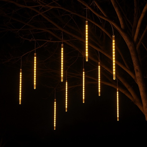 Lampki choinkowe meteory 360 LED WW (50)