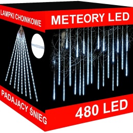 Lampki choinkowe 480 led sople cw