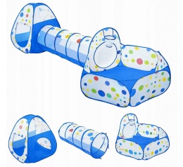 Children's tent large tunnel dry pool iglo house ball basket 3 in 1