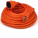 PRZEDŁUŻACZ OGRODOWY DO KOSIARKI GRUBY PRZEWÓD SZNUR BUDOWLANY KABEL 30m 2x