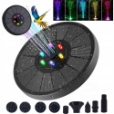 Fontanna solarna świecąca RGB (120)