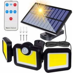 Lampa solarna 3 strony split 1+1 + pilot (40)