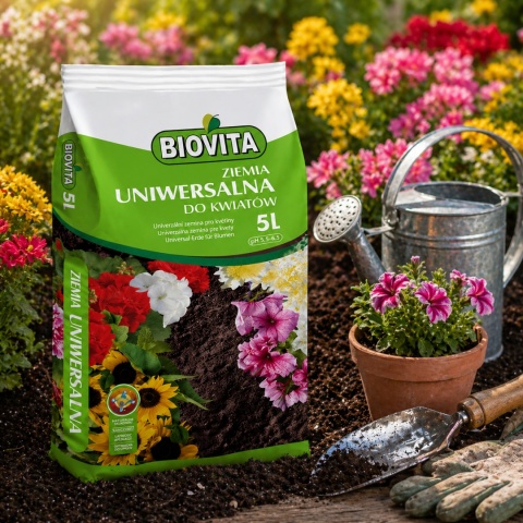 Biovita Universal Potting Soil 5L – Soil for Indoor, Balcony and Garden Plants