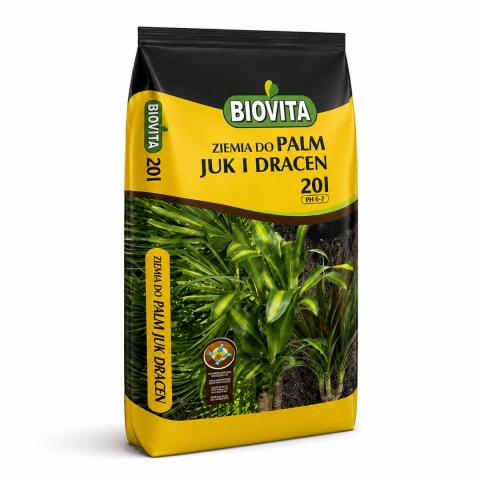 Potting Soil for Palms, Yucca, Dracaena & Ficus 20L – Biovita | Enriched Soil with Fertilizer