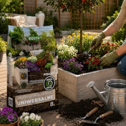 Universal Potting Soil 8L BIGOS Biovita – Well-Draining Mix with Perlite & Coconut, Indoor & Outdoor Plants