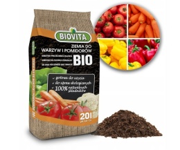 Biovita BIO Soil for Vegetables and Tomatoes 20L – organic growing medium with fertilizer