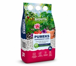 Pumice 5L Biovita Agro – volcanic pumice for plants, drainage, soil mix, hydroponics
