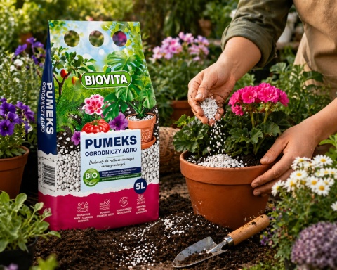 Pumice 5L Biovita Agro – volcanic pumice for plants, drainage, soil mix, hydroponics