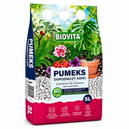 Pumice 5L Biovita Agro – volcanic pumice for plants, drainage, soil mix, hydroponics