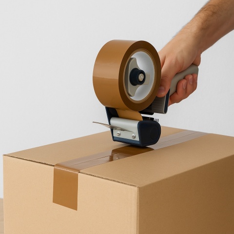 TAŚMA KLEJĄCA DO PAKOWANIA 48X60 BRĄZOWA