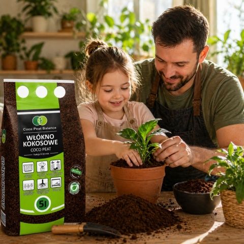 Coconut fiber 10mm 5L Biovita COCO Peat growing media