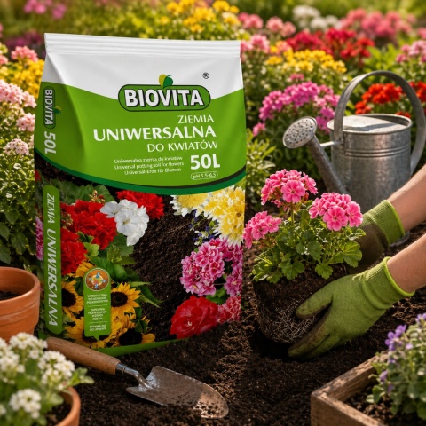 Universal Potting Soil 50L with Fertilizer Biovita