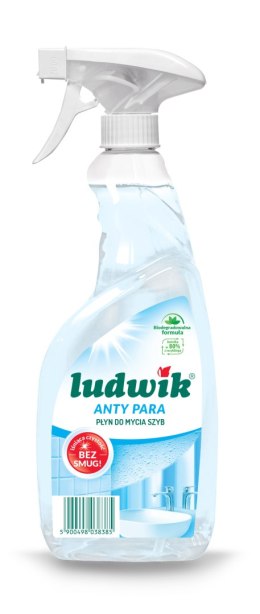 LUDWIK PŁYN DO MYCIA SZYB I GLAZURY ANTY PARA 600ML