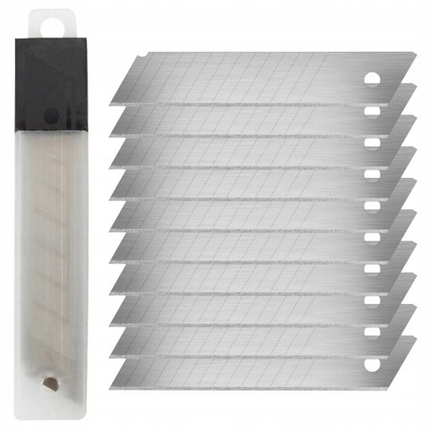 OSTRZA WYMIENNE DO NOŻA ŁAMANE 18mm 4 x 10 szt 40szt WKŁADY NOŻYKA TAPET