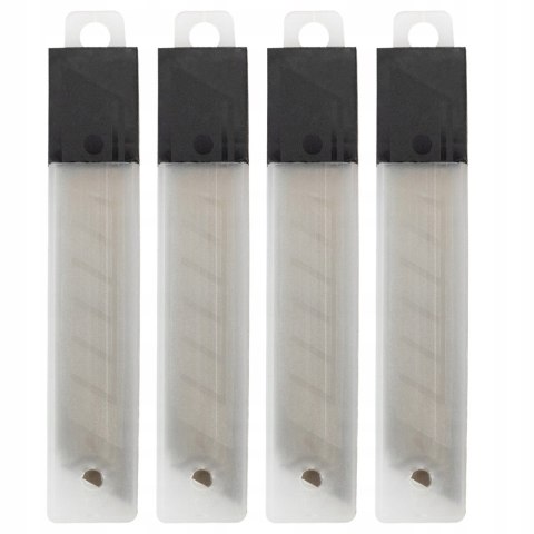 OSTRZA WYMIENNE DO NOŻA ŁAMANE 18mm 4 x 10 szt 40szt WKŁADY NOŻYKA TAPET