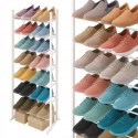 SZAFKA NA BUTY OBUWIE METALOWA PÓŁKA STOJAK REGAŁ WYSOKA 30 PAR 140X51X25