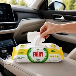CHUSTECZKI CZYSZCZĄCE FAIRY RĘCZNIKI CYTRYNA LIMON 100sztuk
