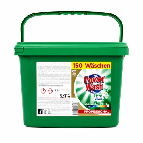 KAPSUŁKI DO PRANIA POWER WASH 150 PRAŃ WIADRO