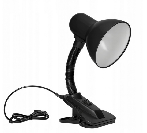 Lampka biurkowa klips prl