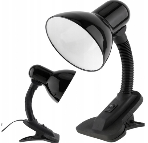 Lampka biurkowa klips prl