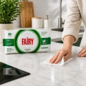 Chusteczki czyszczące uniwersalne Fairy Soda i Ocet 100 szt. - białe mydło