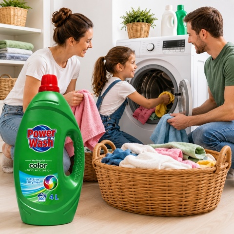 Żel do prania Power Wash uniwersalny 4 l kolorowy 92 prania